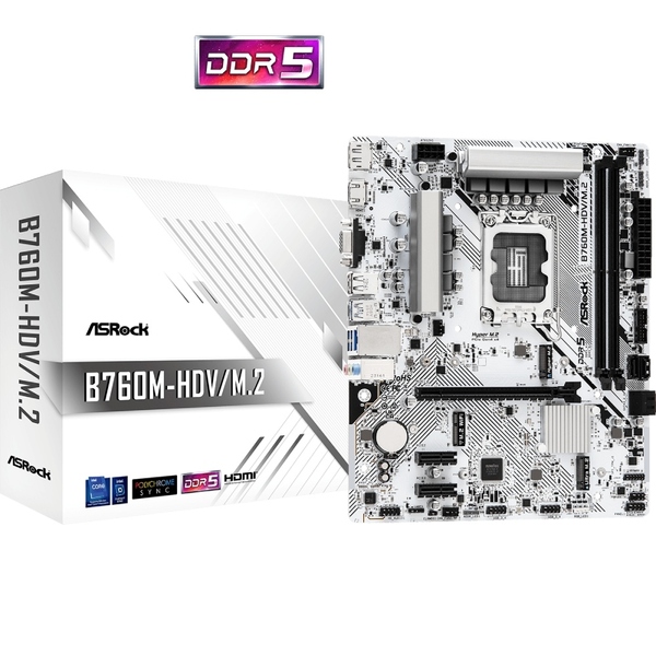Материнська плата ASRock B760M-HDV/M.2