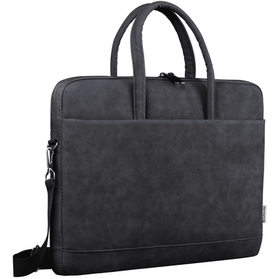 Сумка для ноутбука 15.6'' Defender Trendy з кишенею, шкіра, чорна
