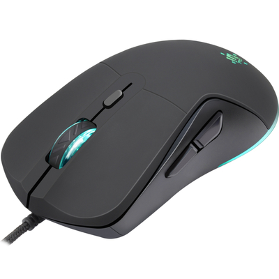 Мишка Defender Arga GM-049, 6кн. 3600 dpi, +коврик, rainbow, чорна