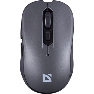 Мишка Defender Gassa MM-105, бездротова, 6 кн., 1600 dpi, безшумна сіра