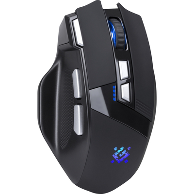 Мишка Defender Knight GM-885, бездротова, ігрова, 8кн., 3200 dpi., 400 mAh, чорна