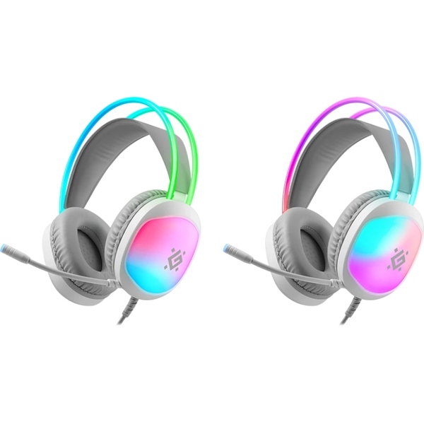 Наушники Defender Eclipse, USB, 2м, White