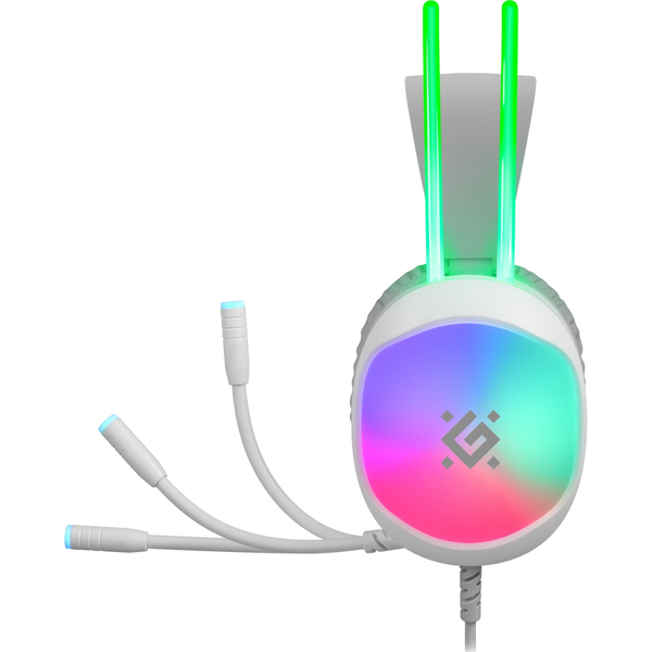 Наушники Defender Eclipse, USB, 2м, White