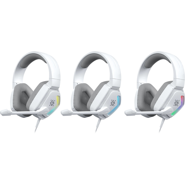 Наушники Defender Espanto, USB 7.1, RGB, 2м, White