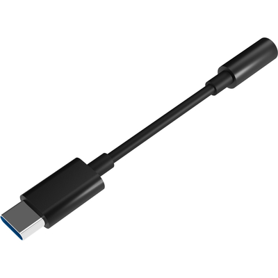 Перехідник USB-C --> аудіо Jack 3.5мм, чорний Defender