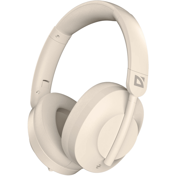 Наушники Defender FreeMotion B485 Bluetooth+3,5 мм+USB-C, ANC Beige