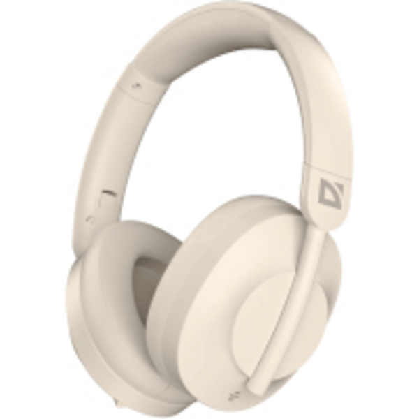 Навушники Defender FreeMotion B485 Bluetooth+3,5мм+USB-C, ANC Beige
