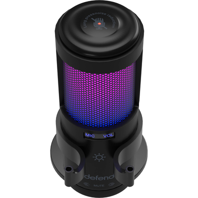 Ігровий стрім мікрофон Defender Impulse GMC 400 USB, RGB, 2.0 м