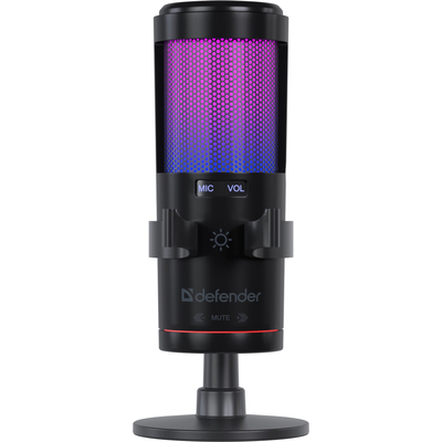 Ігровий стрім мікрофон Defender Impulse GMC 400 USB, RGB, 2.0 м