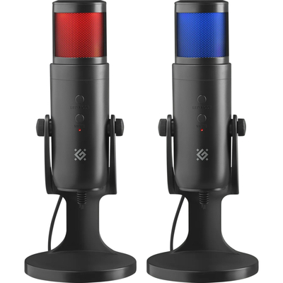 Ігровий стрім мікрофон Defender Galactar GMC 250 USB, LED, 1.5 м