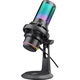 Ігровий стрім мікрофон Defender Pulsar GMC USB, RGB,  2.0 м
