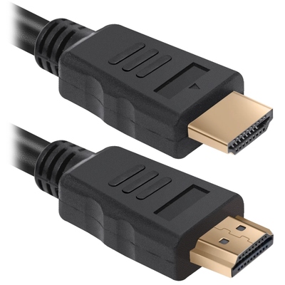 Кабель HDMI 2.0 M - M, 2.0 м, V1.4, Defender, чорний, HDMI-08