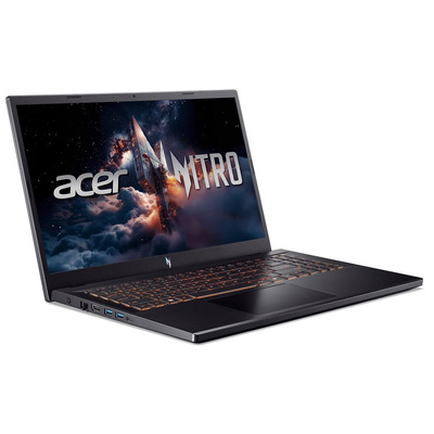 Ноутбук Acer Nitro V 15 ANV15-52-59XE (NH.QZ8EU.00E); 15.6" FullHD (1920x1080) IPS LED матовый 165 Гц / Intel Core i5-13420H (2.1 - 4.6 ГГц) / RAM 16 ГБ / SSD 512 ГБ / nVidia GeForce RTX5060, 8 ГБ / без ОП / LAN / Wi-Fi / BT / веб-камера / Без ОС