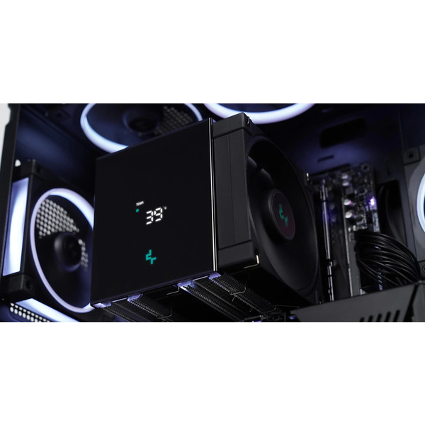 Кулер процессорный DeepCool AK620 Digital SE (R-AK620-BKADMN-GJD); Intel: 1851/1700/1200/115x, AMD: AM5/AM4, 161х138х129 мм, 4-pin