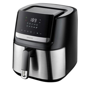 Мультипечь Sencor Vita, 1600Вт, чаша-6.5л, сенсорное управл., 10 программ, нерж. сталь, пластик, черный