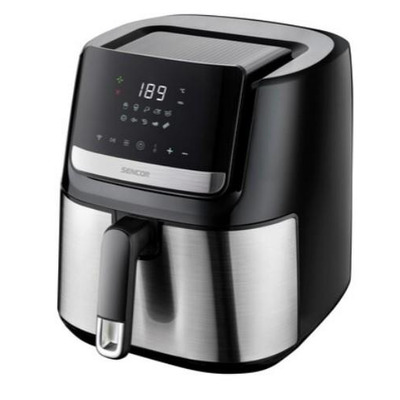 Мультипечь Sencor Vita, 1600Вт, чаша-6.5л, сенсорное управл., 10 программ, нерж. сталь, пластик, черный