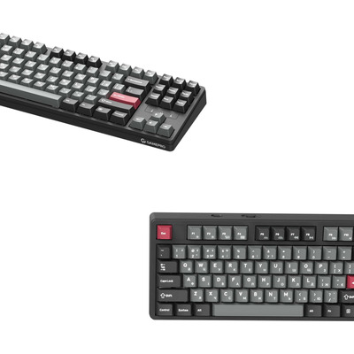 Клавіатура бездротова GamePro Asgard Ragnar Keychron Super Red Switch Black (MK285BK)