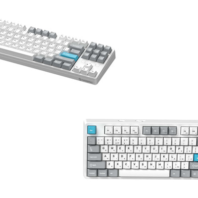 Клавиатура беспроводная GamePro Asgard Ragnar Keychron Super Red Switch White (MK285WH)