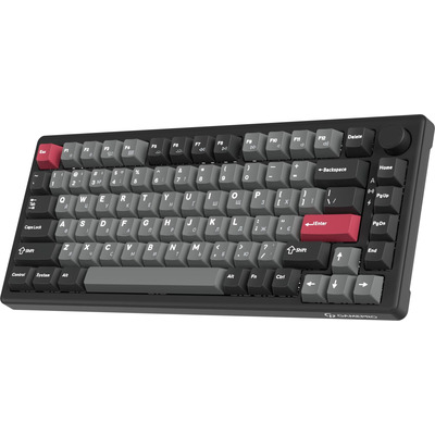 Клавиатура беспроводная GamePro Asgard Yord Keychron Super Red Switch Black (MK266BK)