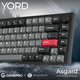 Клавиатура беспроводная GamePro Asgard Yord Keychron Super Red Switch Black (MK266BK)