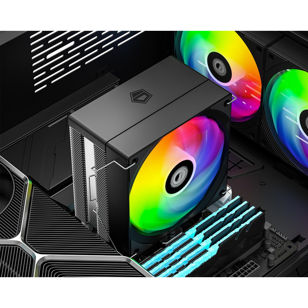 Кулер процессорный ID-Cooling SE-214-XT V2 ARGB; Intel: 1851/1700/1200/1151/1150/1155/1156, AMD: АМ5/АМ4, 152x128x73 мм, 4-pin PWM + 3-pin ARGB