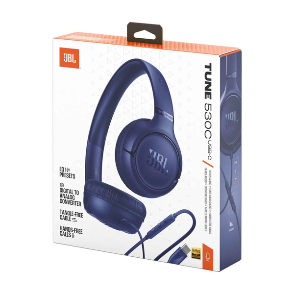 Наушники JBL Tune 530C Blue (JBLT530CBLU)