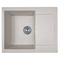 Мийка кухонна Adamant Minimal, штучний камінь, прямокут., з крилом, 615х495х200мм, чаша - 1, врізна, Avena