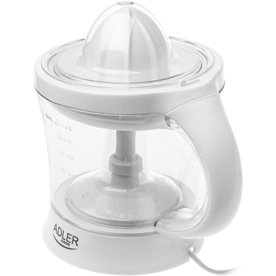 Соковитискач Adler AD 4014 white для цитрусових/ 60Вт/ 1л/ білий