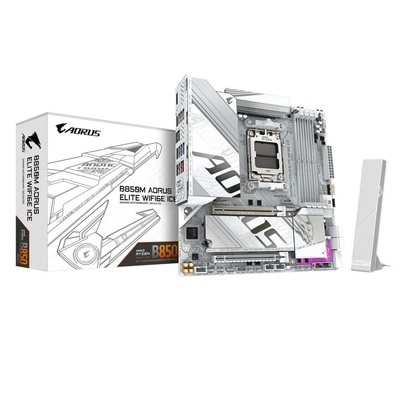 Материнская плата Gigabyte B850M Aorus Elite WiFi6E Ice Socket AM5