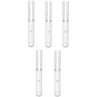 Точка доступа Ubiquiti UniFi UAP-AC-M-5 5-pack (AC1200, 2x2 MIMO, 1x10/100/1000 Mbps, PoE, MESH, без адаптеров питания)