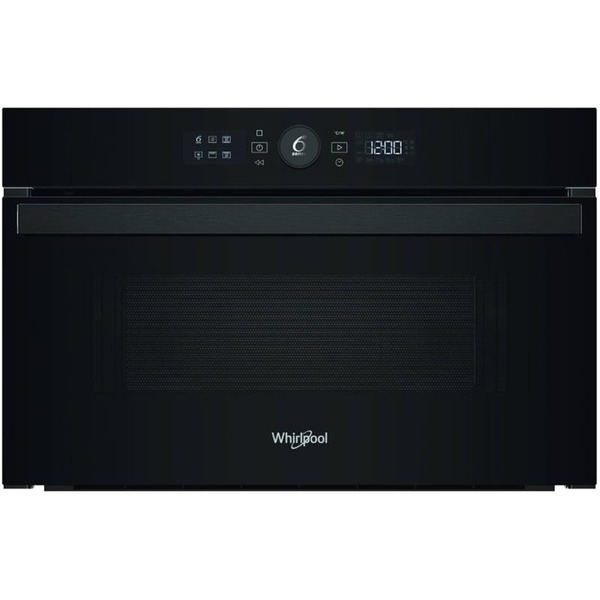 Мікрохвильова піч Whirlpool вбудована, 31л, електронне упр., 1000Вт, гриль, дисплей, чорний
