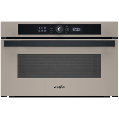 Мікрохвильова піч Whirlpool вбудована, 31л, електронне упр., 1000Вт, гриль, дисплей, бежевий