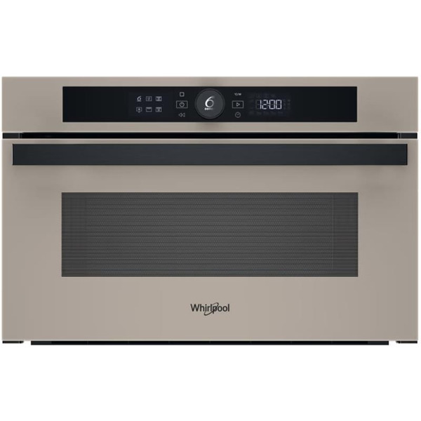 Мікрохвильова піч Whirlpool вбудована, 31л, електронне упр., 1000Вт, гриль, дисплей, бежевий