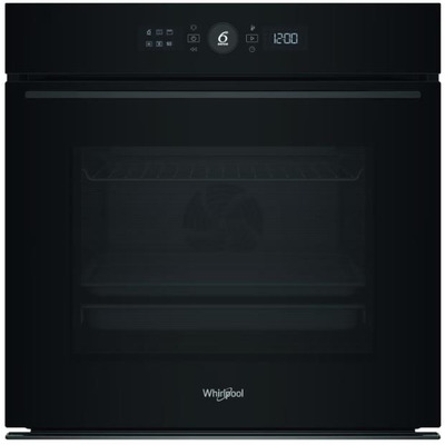 Духова шафа Whirlpool електрична, 73л, A+, дисплей, конвекція, телескопічні напрямні, чорний