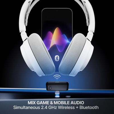 Ігрова гарнітура SteelSeries Arctis Nova 7 Gen 2 Wireless White /PC/PS/SW/MAC/MOB