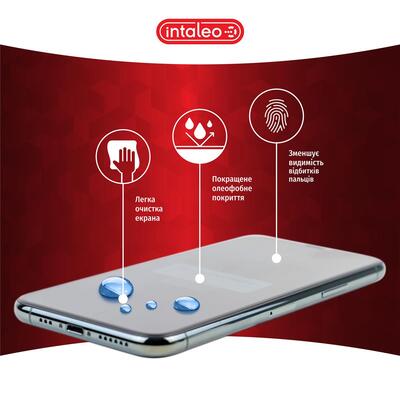 Защитное стекло Intaleo Full Glue ESD для Apple iPhone 14 Black (1283126542114)