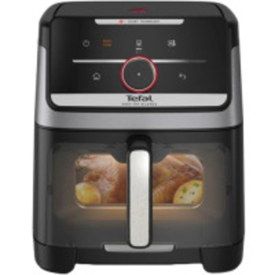 Мультипечь Tefal Easy Fry Silence XXL Smart Vision, 1800Вт, чаша-7л, сенсорное управл., пластик, черный