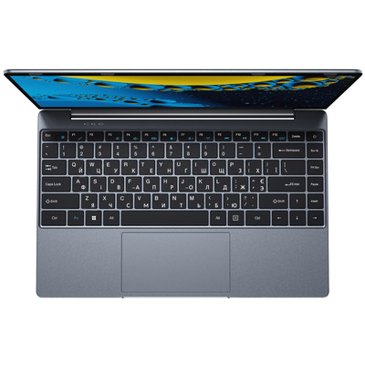 Ноутбук Chuwi CoreBook i3 (8/256) Win 11 (CWI575/CW-112960); 14" FullHD (1920x1080) IPS LED матовый / Intel Core i3-10100Y (1.3 ГГц) / RAM 8 ГБ / SSD 256 ГБ / Intel UHD Graphics 615 / без ОП / Wi-Fi / BT / веб-камера / Windows 11 Home / 1.4 кг / серы