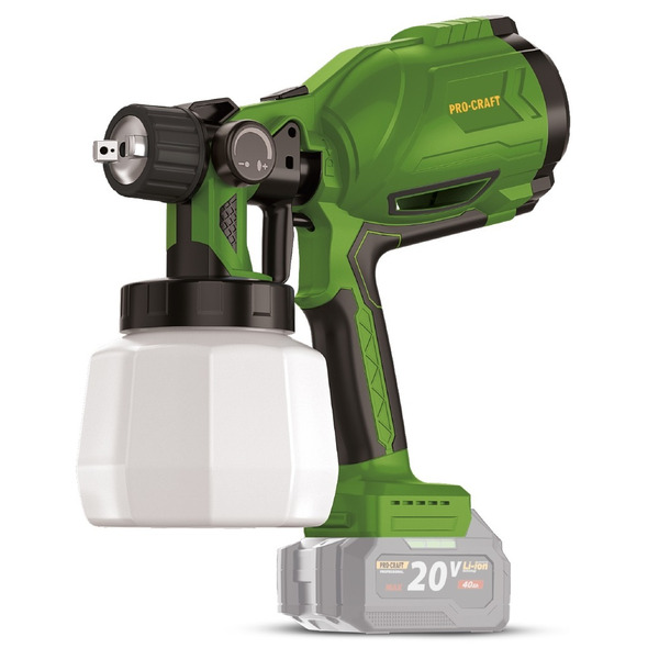 Акумуляторний фарбопульт Procraft PSE24 (без акб та зп)