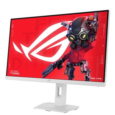 Монитор Asus 27" ROG Strix XG27ACMES-W (90LM0C92-B01171) IPS White 255Hz; 2560x1440, 0.3 мс, 400 кд/м2, DisplayPort, HDMI, USB-C