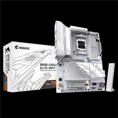Материнська плата GIGABYTE B850 A ELITE WF7 ICE sAM5 B850 4xDDR5 M.2 Wi-Fi BT DP Type-C ATX