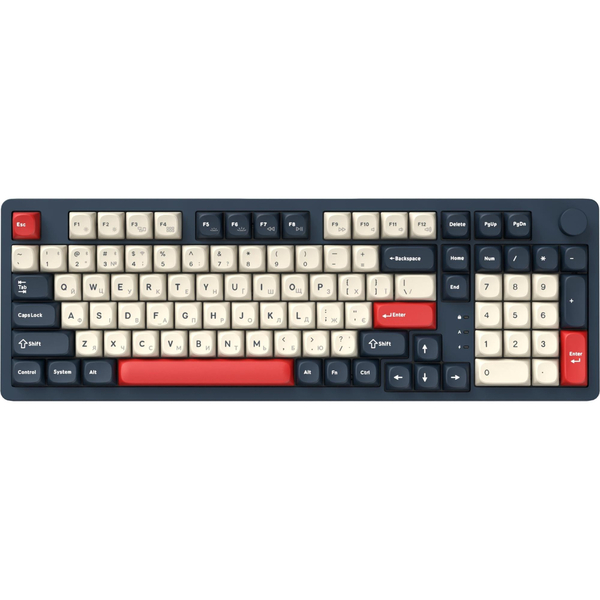 Клавиатура беспроводная GamePro Asgard Drakkar Keychron Super Red Switch Blue (MK305BL)