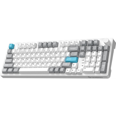 Клавиатура беспроводная GamePro Asgard Drakkar Keychron Super Red Switch White (MK305WH)