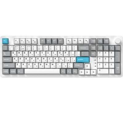 Клавиатура беспроводная GamePro Asgard Drakkar Keychron Super Red Switch White (MK305WH)