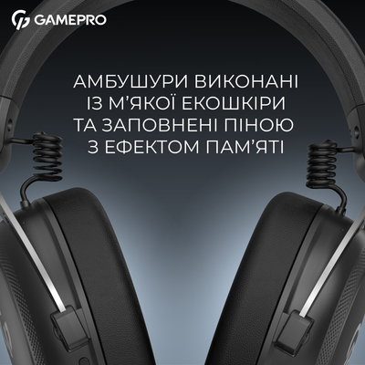 Гарнитура GamePro Asgard Skald Black (HSW160B)
