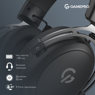 Гарнитура GamePro Asgard Skald Black (HSW160B)