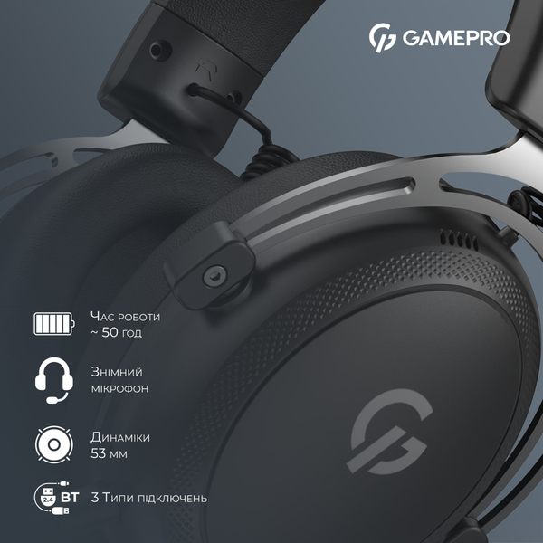 Наушники GamePro Asgard Skald Black (HSW160B)