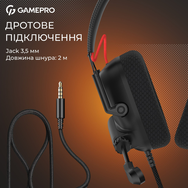 Наушники GamePro Genesis Mercury Black (HS120B)