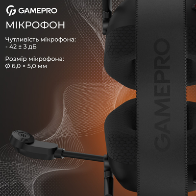 Гарнитура GamePro Genesis Mercury Black (HS120B)