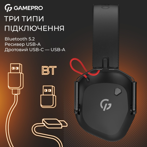 Наушники GamePro Genesis Mercury Pro Black (HSW120B)